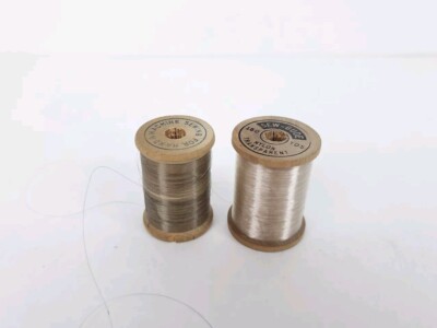 Vtg Dyno & Gudebrod Sew-Gude Nylon Color Transparent Thread 150 Yd Wooden Spool
