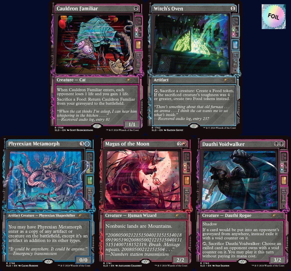 Showcase: Duskmourn secret lair FOIL english mtg magic the