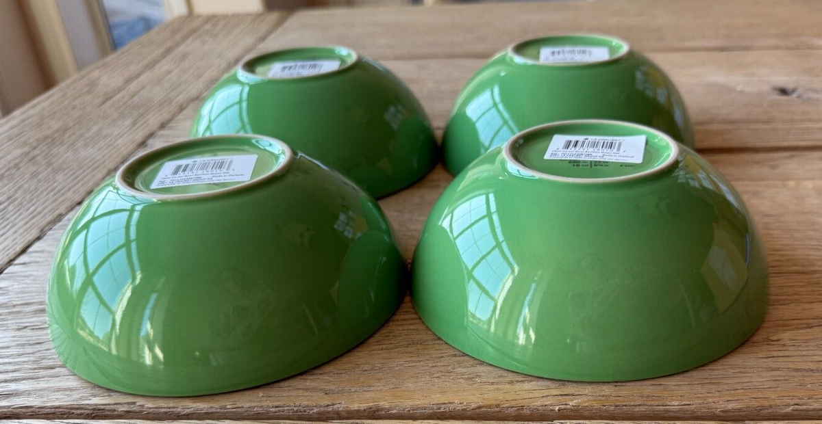 Le Creuset Stoneware 22 oz Vancouver Soup Cereal Bowls Set of 4