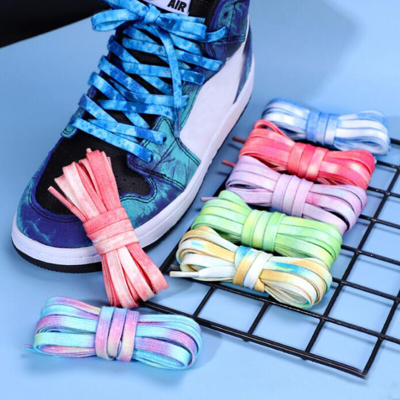 1Pair Flat Shoelaces Sneaker Shoestrings Sport Shoelace Boots