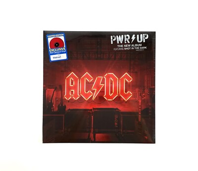 AC/DC Rare PWR Up Limited Edition Red Opaque Vinyl New Angus Young ...