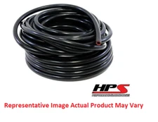 HPS 1/2" ID Black High Temp Reinforced Silicone Heater Hose Tubing -10 Feet Roll