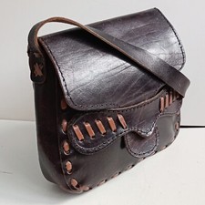 🔥Vintage Hand Made Real Saddle Leather Women