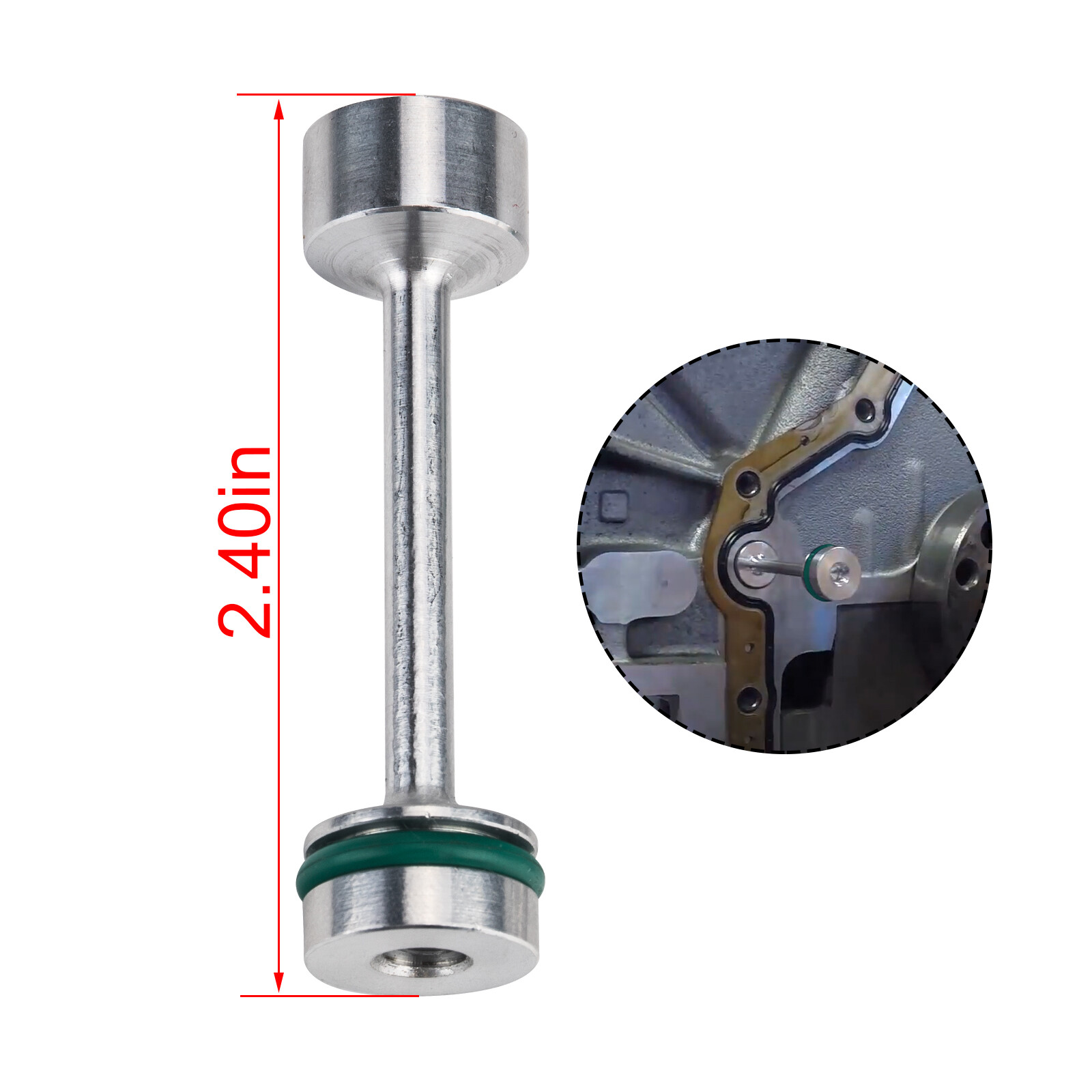 LS Billet Aluminum Oil Diverter Barbell LS1 LS2 LS3 5.3 LSX LQ9 LS3 etc