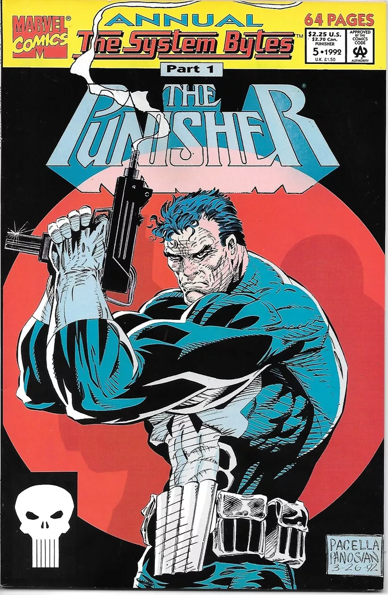 The Punisher Comic Book Volume 2 Annual 5 Marvel Comics 1992 VERY