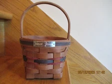 Longaberger Inaugural Basket 1989 First One! GHW Bush *shipping included!*