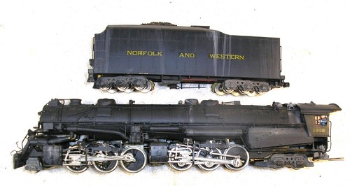 United HO Brass N&W 2-6-6-4 A Class #1212 Weathered, Pittman Motor, Runs - Picture 7 of 23