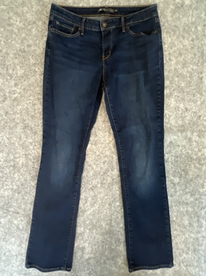 Levi's Jeans Women 14 32 Blue Denim Slight Curve Classic Rise Straight Leg