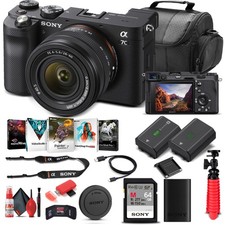 Sony Alpha a7C Mirrorless Camera 28-60mm Basic Bundle - Black