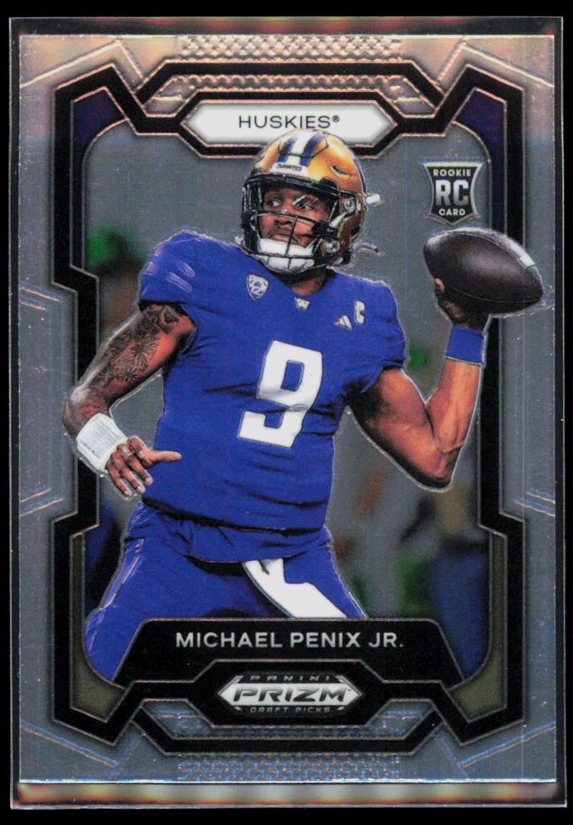 2024 Panini Prizm Draft Picks Michael Penix Jr. Rookie Washington Huskies #101
