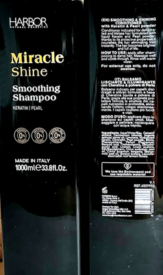 Benzie　Shampoo⭐︎ Pearl Harbour HARBOR MIRACLE SHINE SMOOTHING SHAMPOO &CONDITIONER KERATIN PEARL
