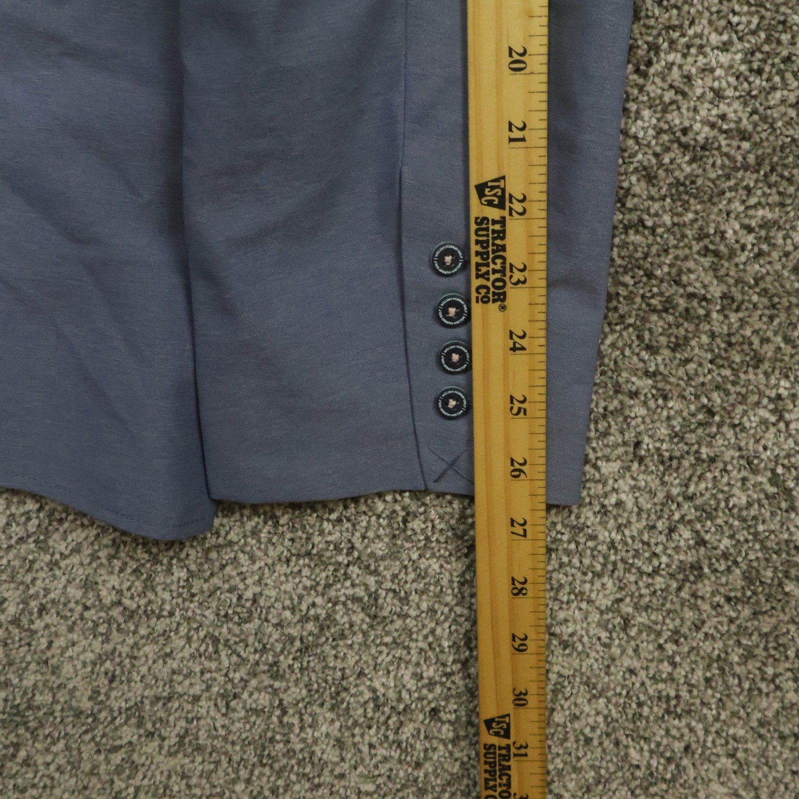 William Murray Golf Blazer Jacket Size Large MAM 25th Anniversary Blue Camo