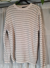 Vintage Bill Blass Knit Sweater 90s Made In USA Crew Neck Size Large