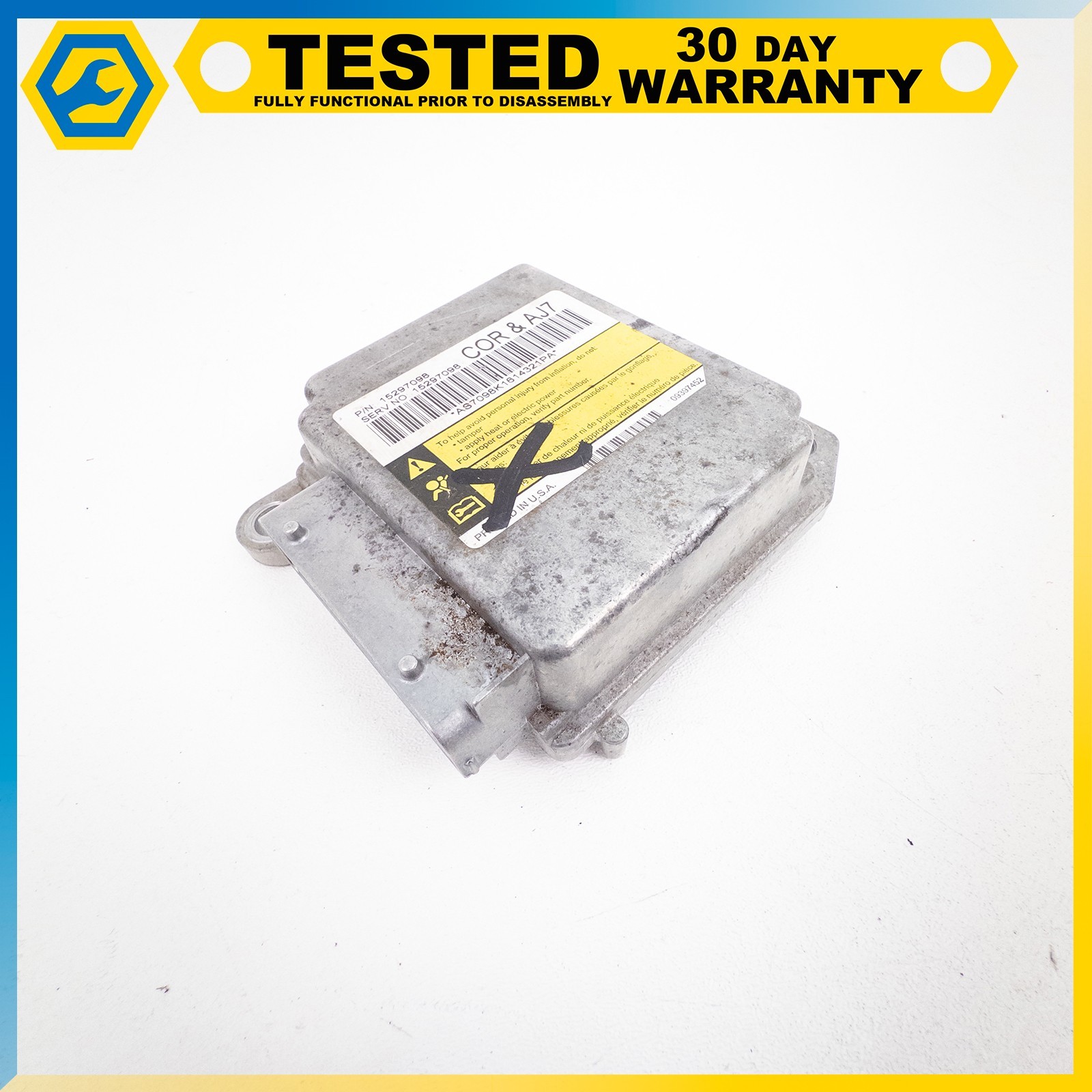 05-13 CHEVROLET CORVETTE C6 CRASH SENSING DIAGNOSTIC MODULE CONTROL UNIT OEM