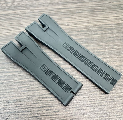 Authentic Roger Dubuis Excalibur 27mm x 21mm Black Rubber Watch Strap EX45/M OEM