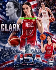 Caitlin Clark 2026 USA NATIONAL TEAM 8x10 GLOSSY CUSTOM PHOTO INDIANA FEVER