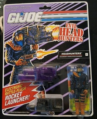 GI Joe - Evil Headhunters - Head Hunters - Narcotics Guards 1991 NEW IN PACKAGE