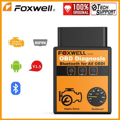 FOXWELL ELM327 OBD2 Code Reader Bluetooth Auto Diagnostic Tool OBDII Scanner
