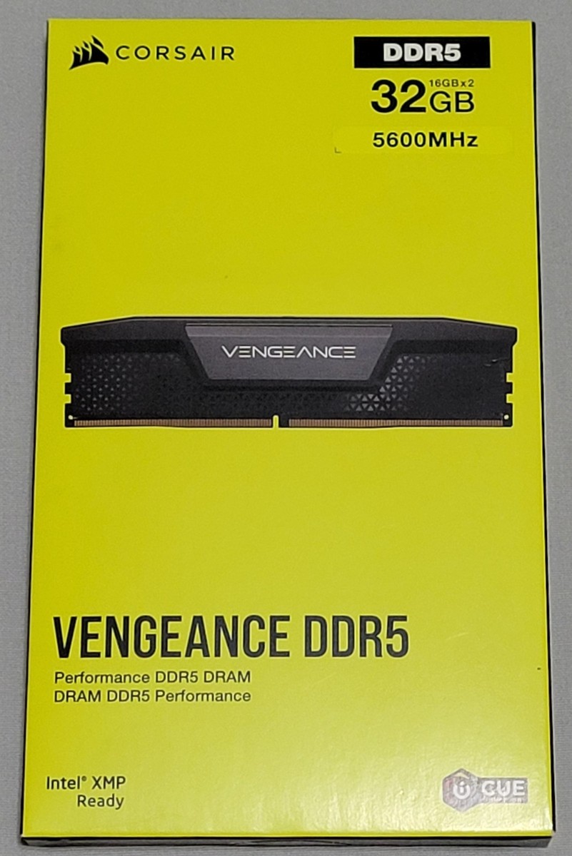 Corsair VENGEANCE 32GB (2x16GB) PC5-44800 (DDR5-5600) CL36 DIMM Corsair VENGEANCE 32GB (2x16GB) PC5-44800 (DDR5-5600) CL36 DIMM