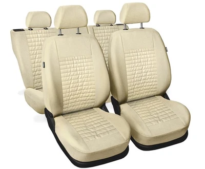 Housses Sièges Universelles Avant/Arrière Similicuir Compatibles Chrysler 300C - Photo 1/4