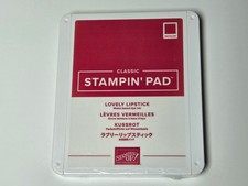 Stampin' Up Classic LOVELY LIPSTICK Ink Pad Retired Waterbased New