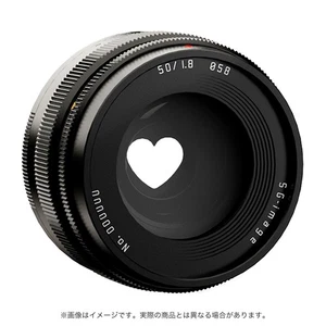 Image SG 50mm F1.8 Lentille fantôme pour montage Sony E MF Cadre complet 4 Ouverture en forme
