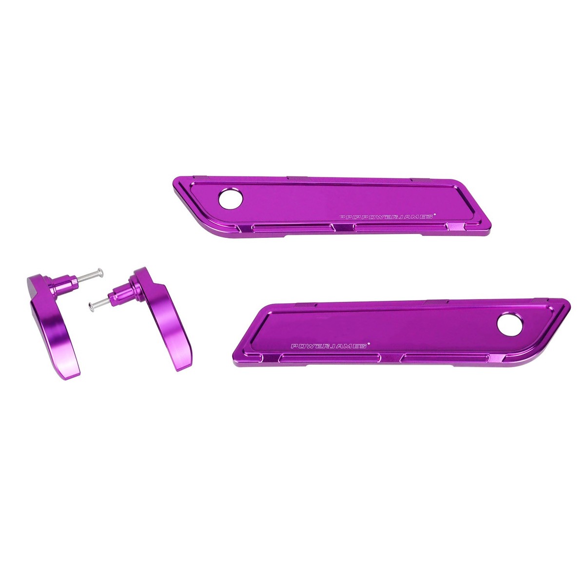 Purple Saddlebag Hinge Latch Covers for Harley 14-23 Touring Road