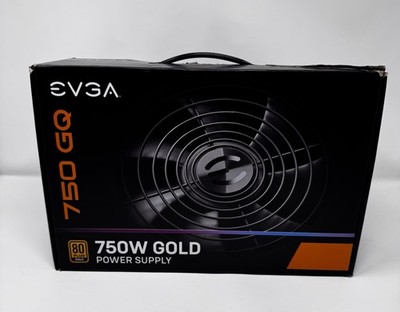 EVGA  750 GQ, 80 Plus Gold 750W, Fully Modular, Eco Mode Power Supply