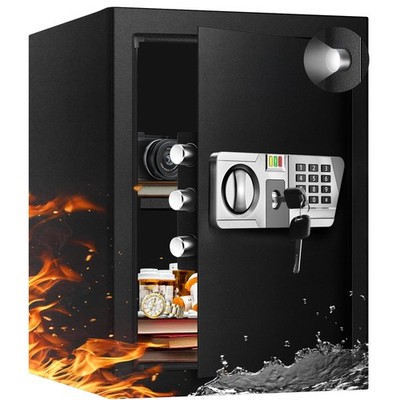 2.5 Cu ft Home Safe Fireproof Waterproof for Documents - Steel Electronic Saf...