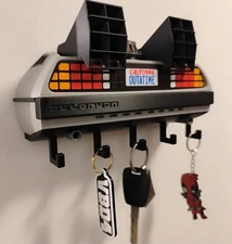 back to the future Wall Art/ Key Holder