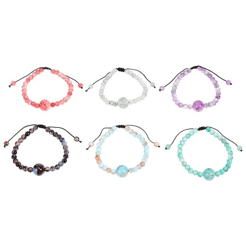 Motion Sickness Bracelets 6Pcs Anti Nausea Wristband Adjustable Sea Sickness ...