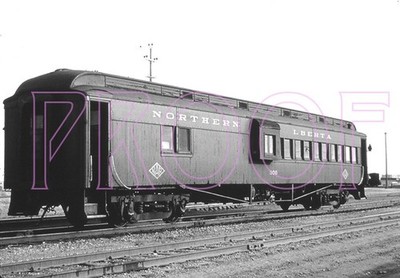 Northern Alberta Railway (NAR) Coach 300 with Bay Window - 8x10 Photo