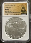 U.S. Mint 2025(P) American Silver Eagle 1 Oz .999 NGC MS69 Don't Tread On Me