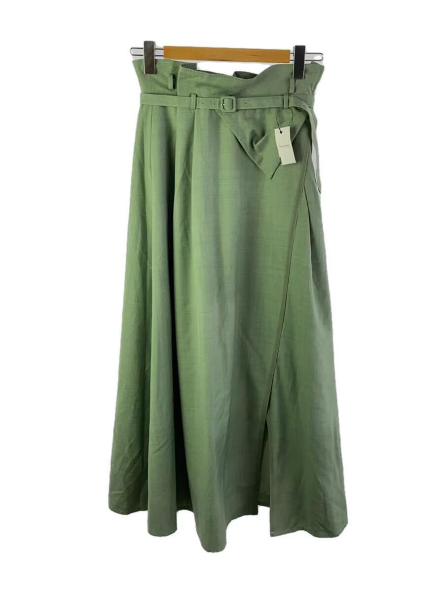 AMERI Long Skirt M Cotton GRN Solid 01110940290 - image 1