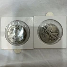 1943 Walking Liberty Half Dollar – 90% Silver – Lot of 2