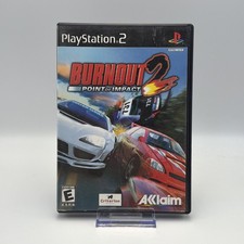 Burnout 2: Point of Impact (PS2 Playstation 2) Tested CIB w/ Manual + Reg Card