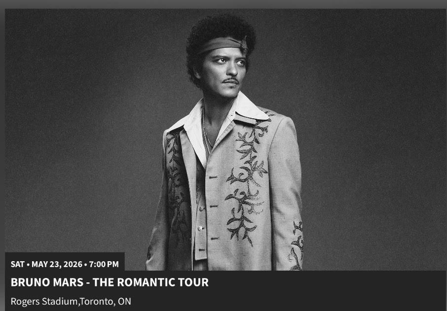 Bruno Mars Concert Tickets
