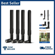  4-Pack 4G LTE Cellular Trail Camera Antenna 8dBi RP-SMA Male Antenna