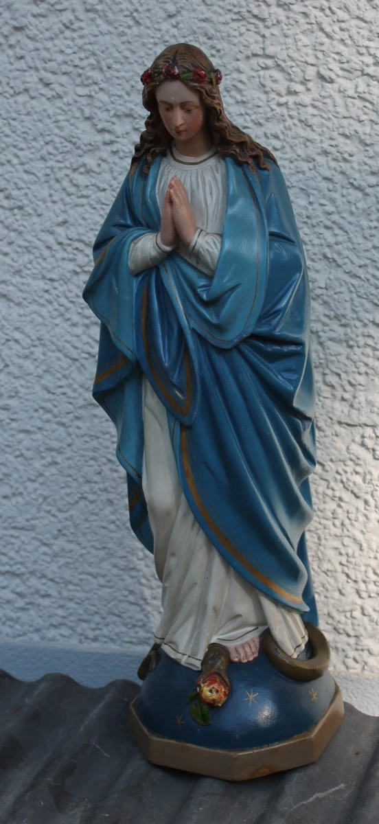 Maria-Betend-Statue-Figur-Heiligenfigur-Höhe ca. 42 cm