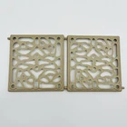 1983 Star Wars Jabba The Hutt Throne Floor Grate x2 Part Kenner Authentic Pieces