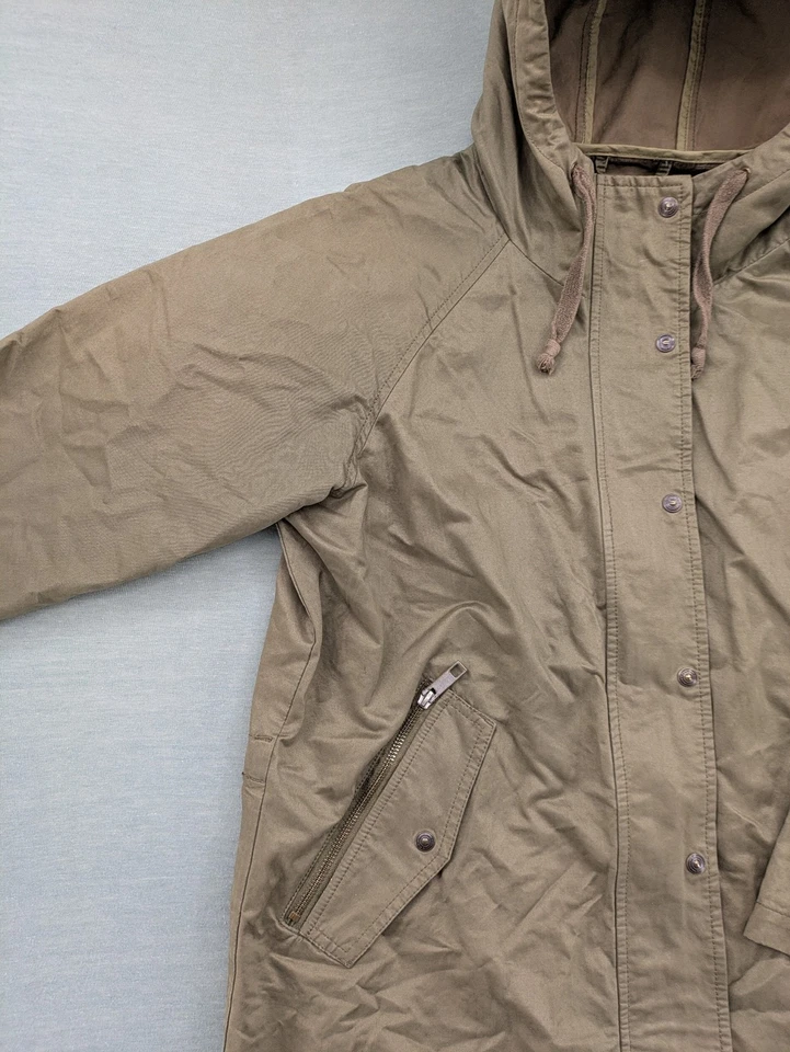 Clockhouse Ckh Damen Parka Jacke Gr 38 braun Kapuze Anorak Mantel - Bild 3 von 4