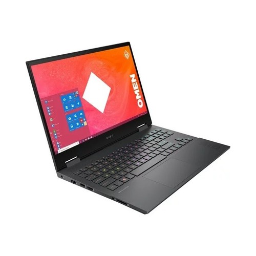 HP Omen 15-en1010nr Gaming Laptop PC 15.6" R7 8GB 512GB SSD RGB BL Key RTX 3060 - Picture 4 of 5