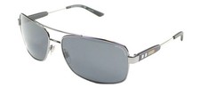 Authentic Burberry BE3074 100387 Gunmetal Aviator Sunglasses Grey Lens