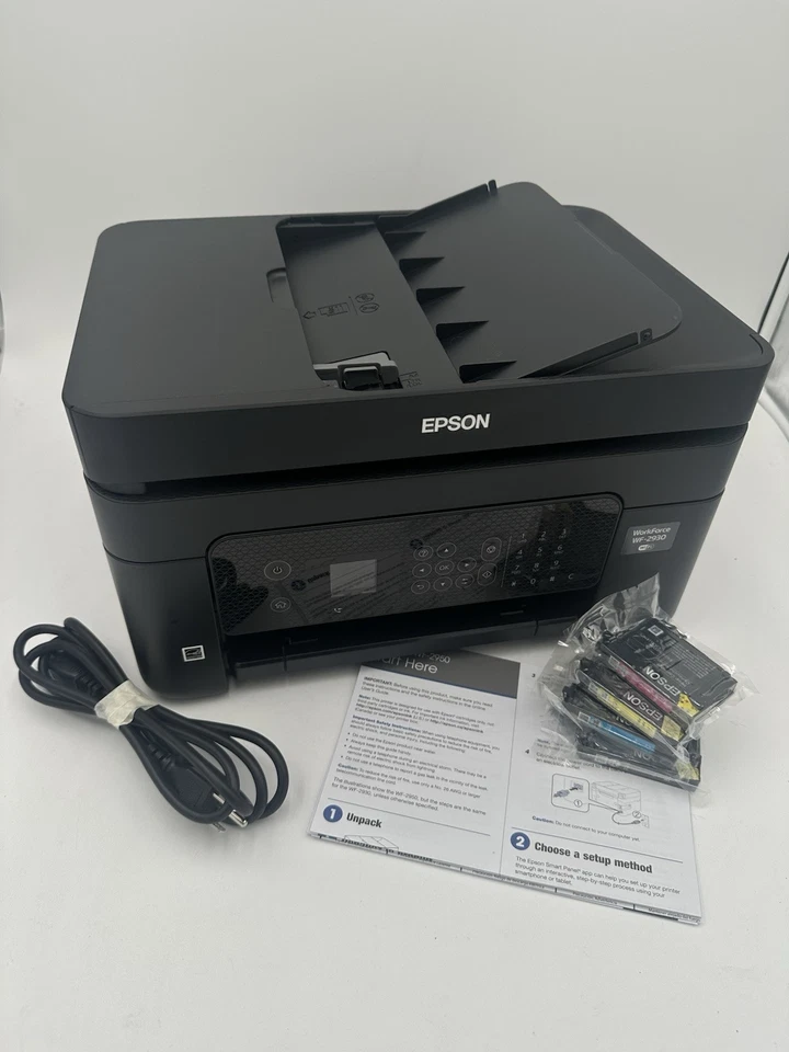 Epson WorkForce WF-2930 Inkjet 4 in 1 Printer-Works Great Good Ink With Box!! - Image 3 of 4