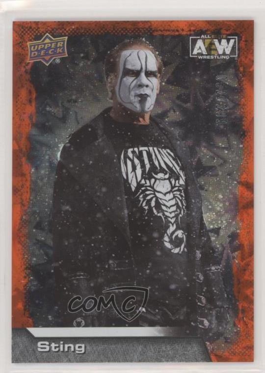 2022 Upper Deck AEW All Elite Wrestling Dynamite 52/299 Sting #76 1h6