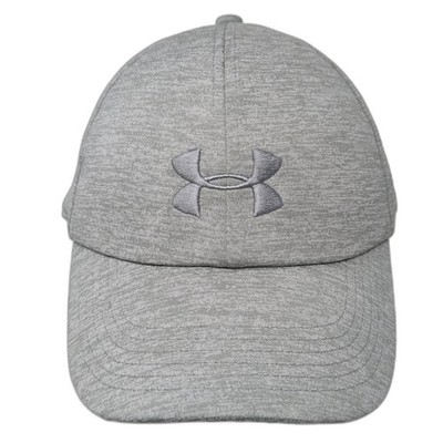 Under Armour Slideback Hat Heather Gray One Size UA Free Fit Embroidered