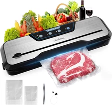 Automatic Food Vacuum Sealer Machine, Beelicious 8-In-1 Food Vacuum Saver with S