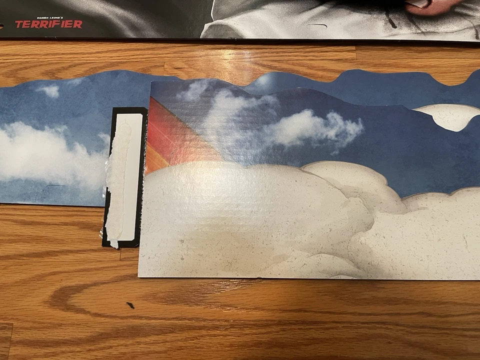 ENORME Letrero de Exhibición Espíritu Halloween Arte El Payaso ¡12 Pies! Terror Terrifier RARO Foto 4 de 4