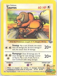 Tauros 47/64 Jungle Uncommon – Vintage Pokémon TCG