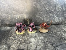 Warhammer 40k Tyranids Warriors 3x Used Tyranid  1856 